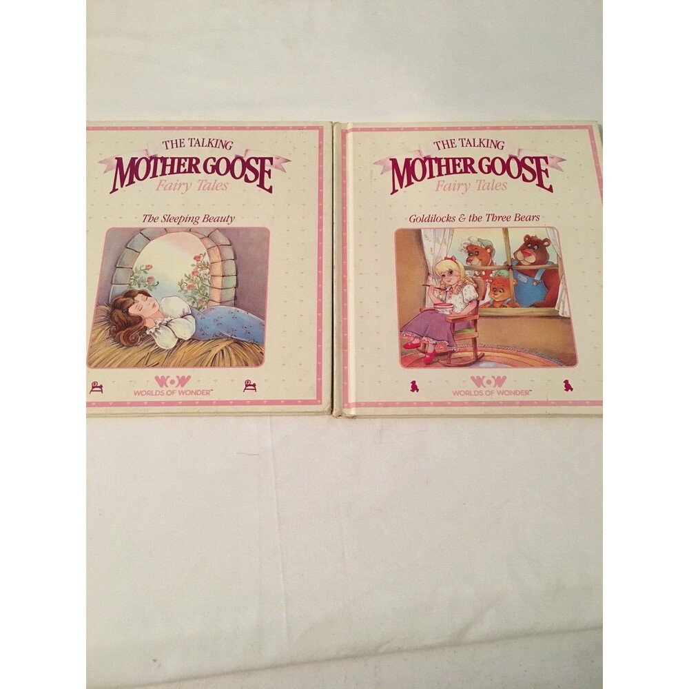Goldilocks & The Three Bears And The Sleeping Beaty Talking Mother Goose Books